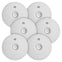 Hardwire Smoke and CO Alarm with AA Battery Backup - 6 pack