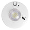 Hardwired Smoke Alarm with LED Strobe & 10-Year Battery Backup
