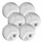 Interconnect Hardwire 2-in-1 Smoke and CO Alarm with Battery Backup - 6 Pk