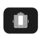 Black Cover Plate and J-Box Adaptor for ElitePRO, N100, P200, S200 and X1 through X8 thermostats
