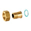 Flat connection set TYPE 12, DN15, external thread