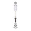 Comprising indicator tube, spring, indicator piston and 5 O-rings