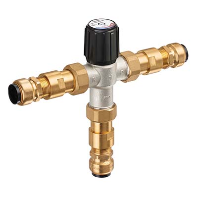 AM-1 3/4 in.  Lead Free 1070 Mixing Valve with Push Connect