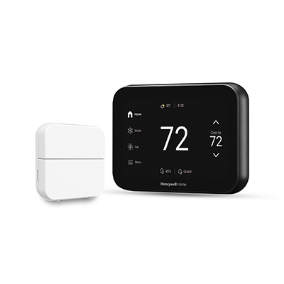 ElitePRO™ S1200 Smart Thermostat in Black with Room Sensor