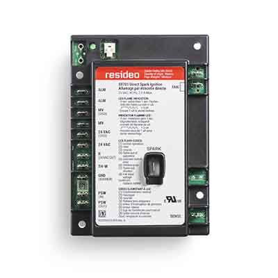 Direct Spark Ignition Control. 1 trial for ignition with 21 sec trial time.  Two Rod. Includes alarm terminal.