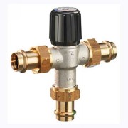 3/4 in. Union ProPress Lead-free mixing valve for heating only