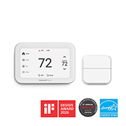 ElitePRO™ S1200 Smart Thermostat in white with Room Sensor