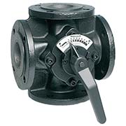 DN150 4-way Flanged rotary mixing valve